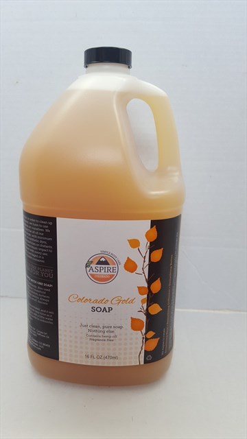 Liquid Soap - Colorado Gold Soap, 1 gal, Plastic Jug